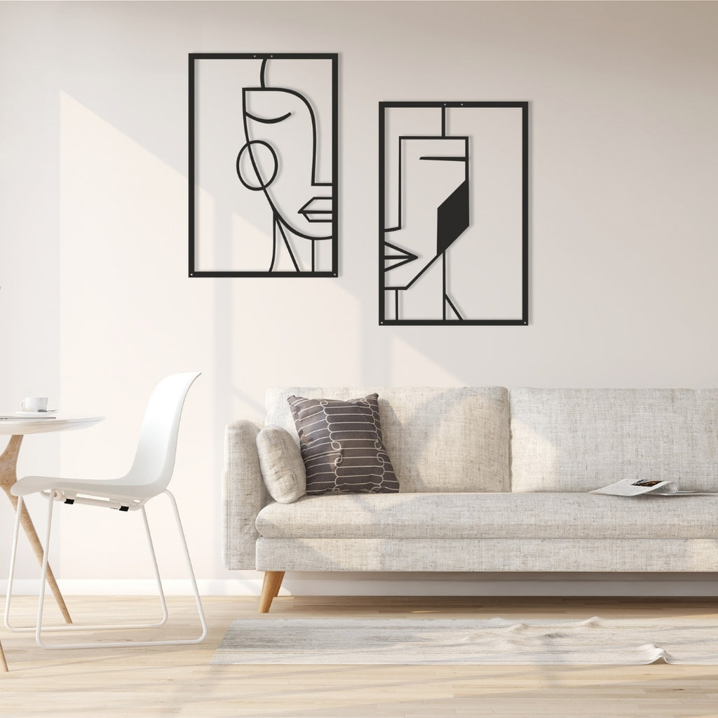 Abstract Faces set